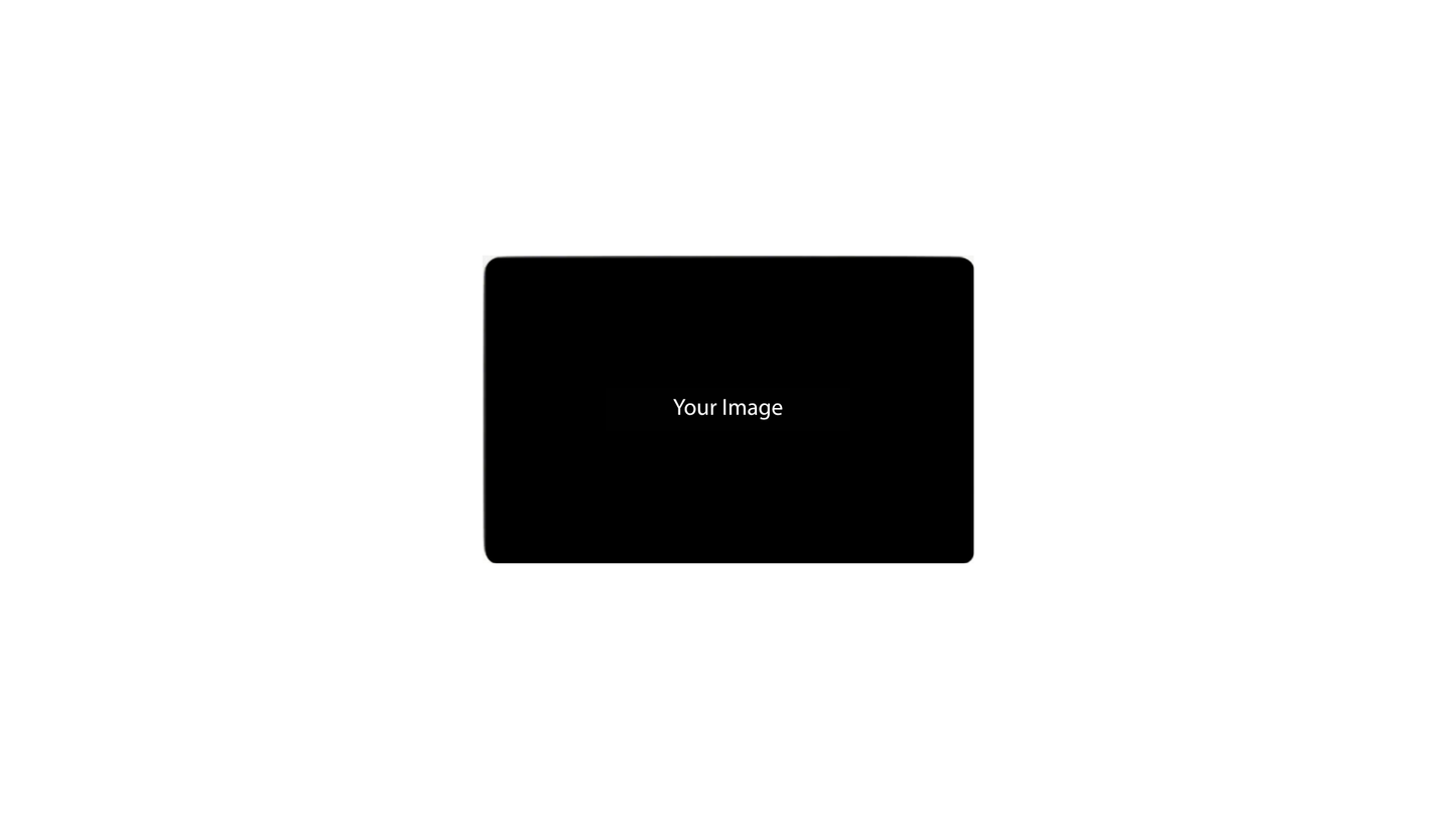 Front-on view of a matte black metal NFC business card featuring a placeholder engraving that reads “Your Image” to represent a fully custom silhouette or logo upload on the front. Tap-to-share NFC card used for portfolio, socials, website, or contact sharing. Designed for creators, entrepreneurs, business owners, and anyone wanting a premium personalized networking tool.